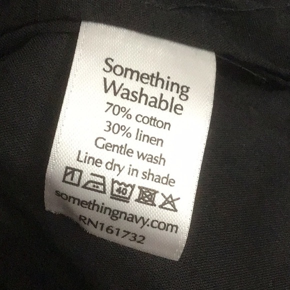 NWT Something Navy Tie Shoulder Top in Black Size Small - Picture 12 of 12